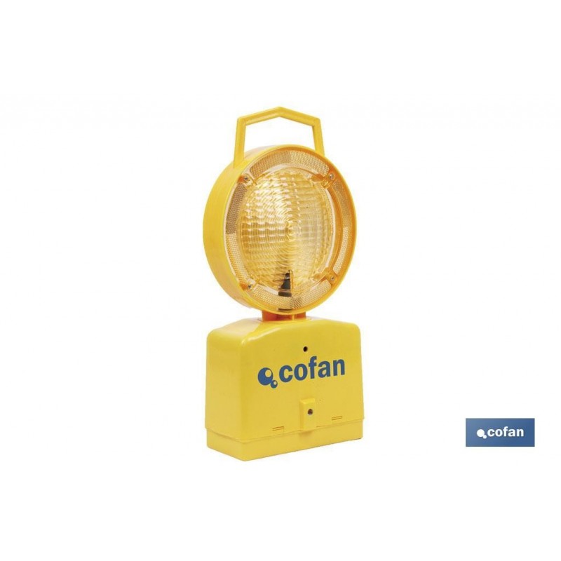 Lámpara baliza señalización con sensor oscuridad Cofan