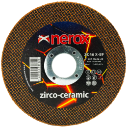 Disco Abrasivo de Corte ZIRCO-CERAMIC  nerox 115, 125 y 230