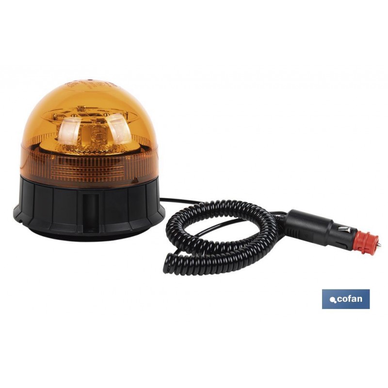 LUZ LED ESTACIONARIA INTERMITENTE -ROTATIVO- IMAN o TORNILLO 12/24V