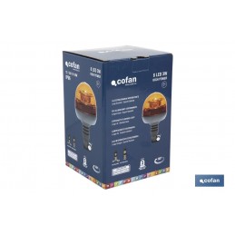 LUZ LED ESTACIONARIA - ROTATIVO - CON SOPORTE 12V - 24V 6