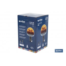 LUZ LED ESTACIONARIA - ROTATIVO - CON SOPORTE 12V - 24V 7