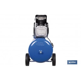 Compresor de Aire Lubricado 2 HP 8 Bar 50 Litros Cofan Modelo HAVA 6