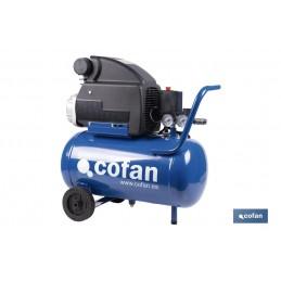 Compresor de Aire Lubricado 2 HP - 8 BAR - 24 Litros Cofan 2
