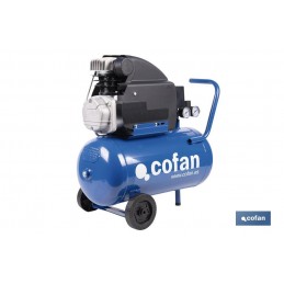 Compresor de Aire Lubricado 2 HP - 8 BAR - 24 Litros Cofan 3