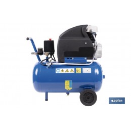 Compresor de Aire Lubricado 2 HP - 8 BAR - 24 Litros Cofan 5
