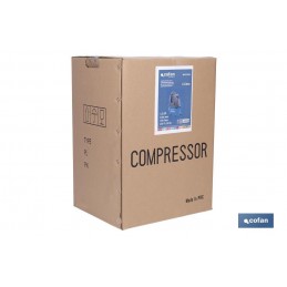 Compresor de aire 1,5 HP - 8 BAR - 6 Litros COFAN Mod. BORA 6