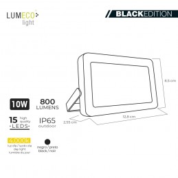 Foco Proyector Led 10W 4000K 800 Lumens LUMECO 3