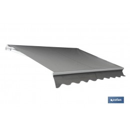 Toldo Plegable con Motor Eléctrico 4*3 Metros Cofan Gris