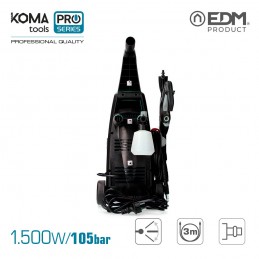 Hidrolimpiadora Alta Presión 105 Bar 1.500 W KOMA TOOLS PRO SERIES